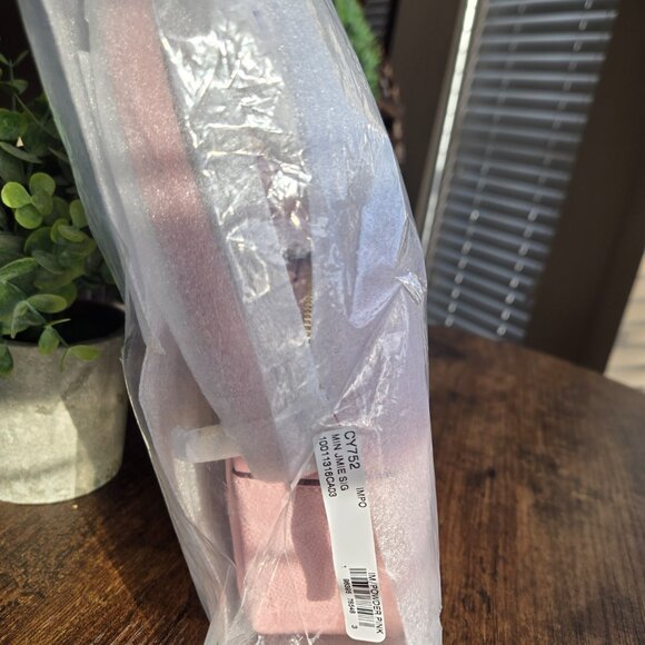 Coach Powder Pink Mini Jamie Camera Bag in Signature Canvas and Leather. - Picture 9 of 10